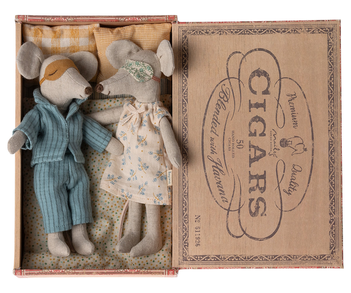 Mum And Dad Mice in Box