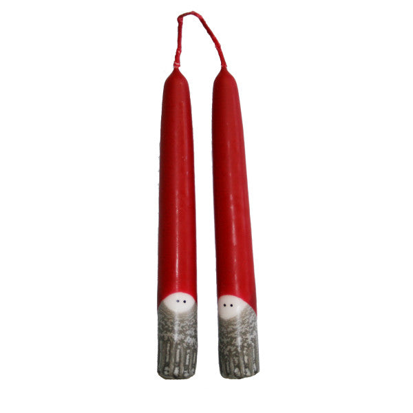 Santa Taper Candle pair 23cm