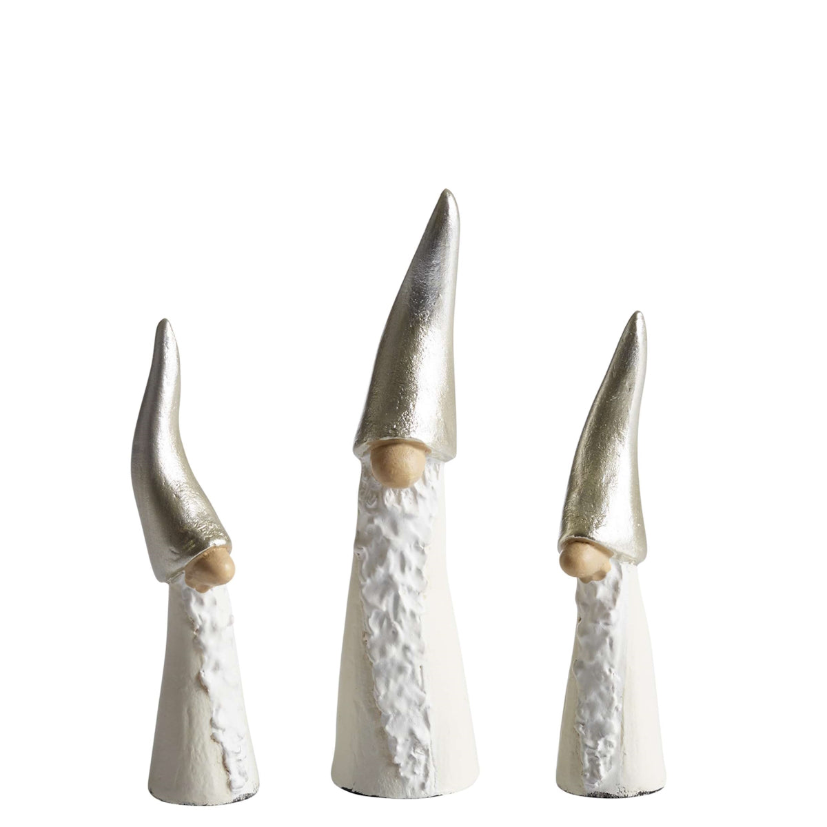 Tall Santa White 3pcs 7-9cm