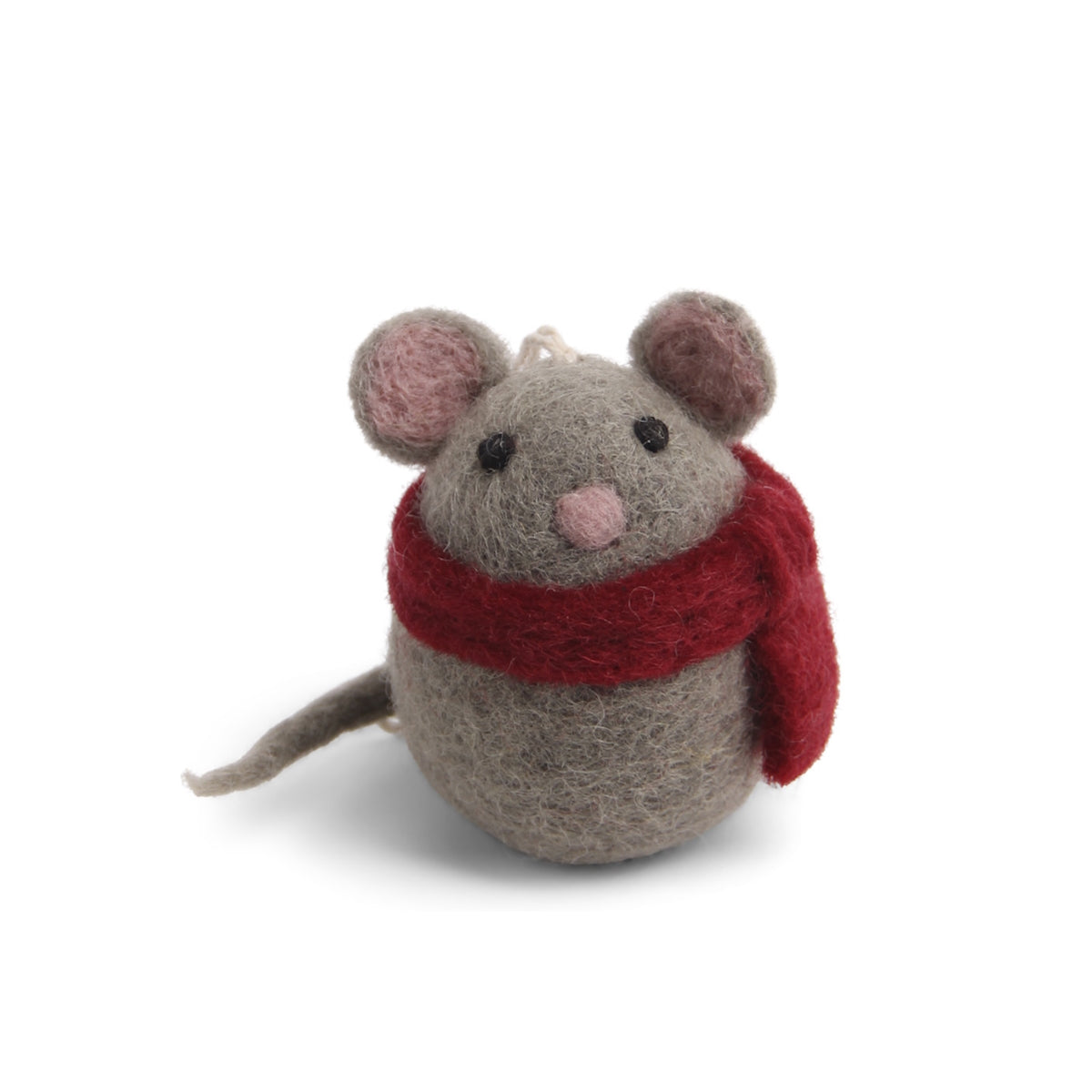 Mouse with Scarf Felt Decoration