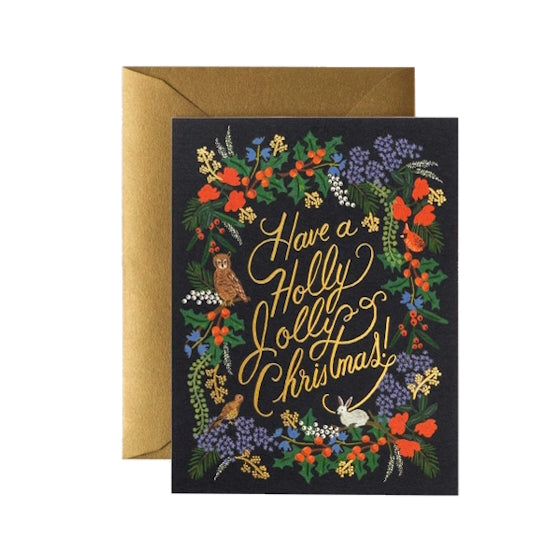 Holly Jolly Christmas Card