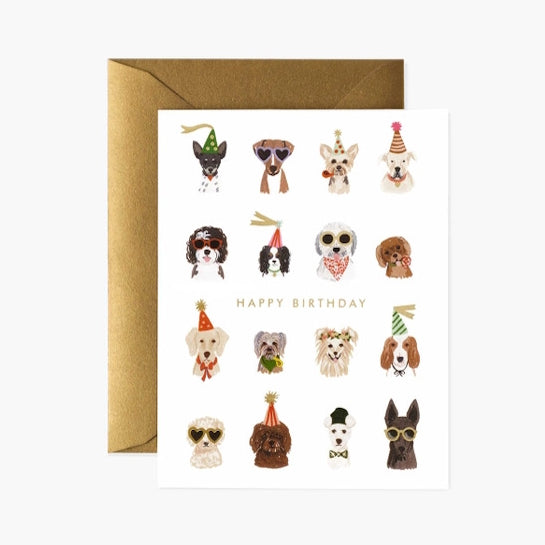 Party Pups Birthday Card