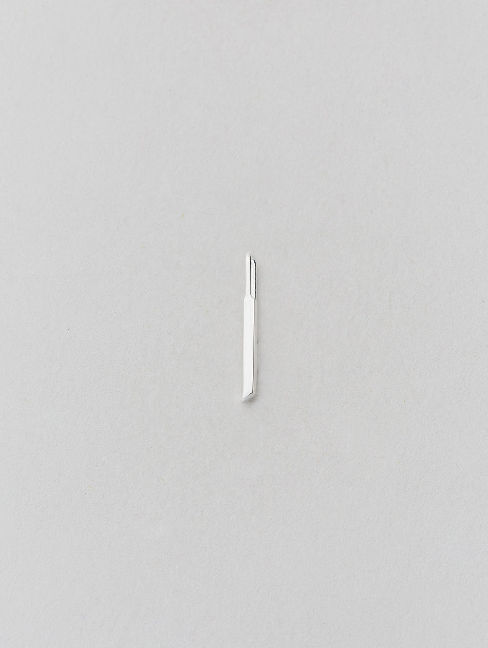 Charm Silver 10mm A-Z