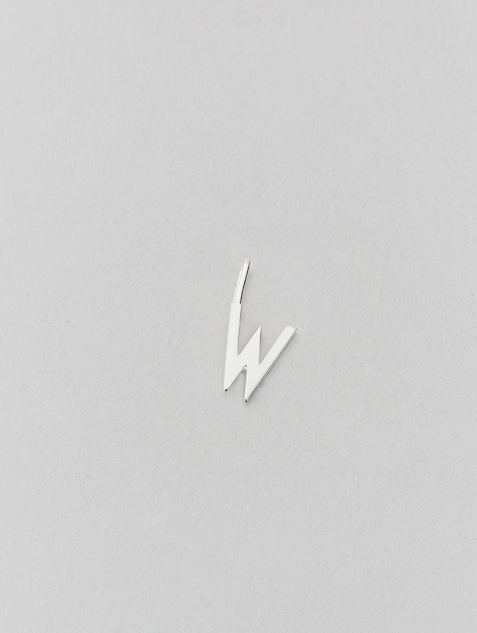 Charm Silver 10mm A-Z