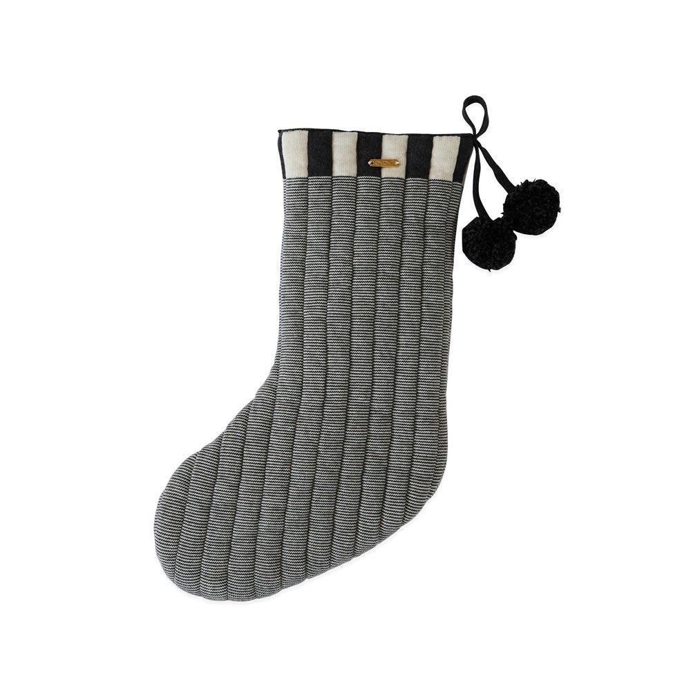 Laja Cotton Christmas Stocking Black-White