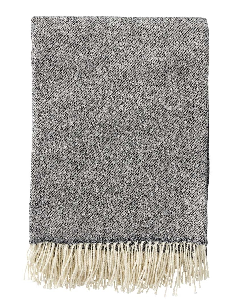 Storm Cashmere-Merino Blanket Black