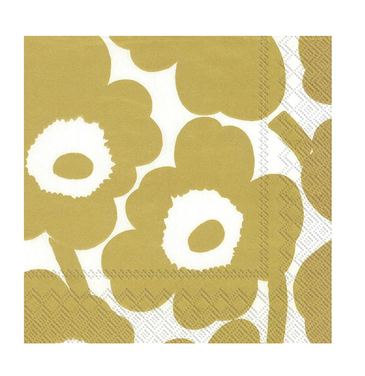 Unikko Napkin white-gold