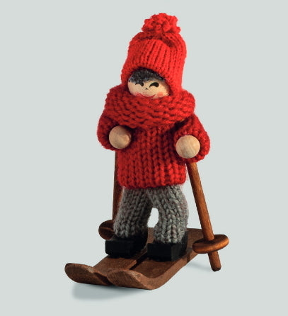 Santa with Skis