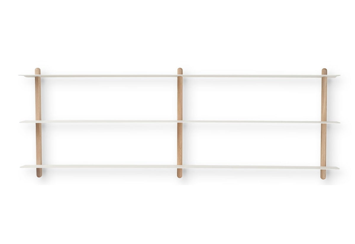 Nivo Shelf D Light Oak-White