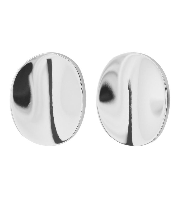 Pebble Mini Studs steel