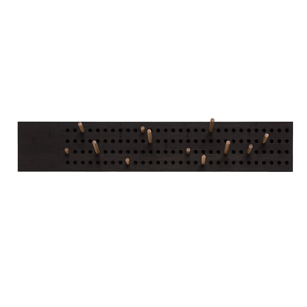 Scoreboard Horizontal Coat Rack Dark 100cm