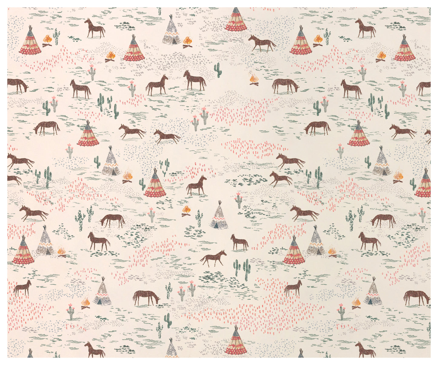Giftwrap Chevaux Heureux 10m
