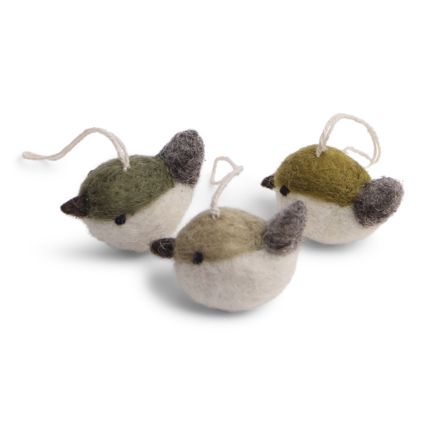 Birds Green Colours 3pk