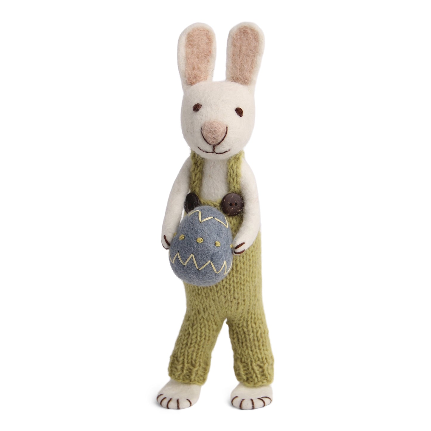 Bunny Big White green pants & egg