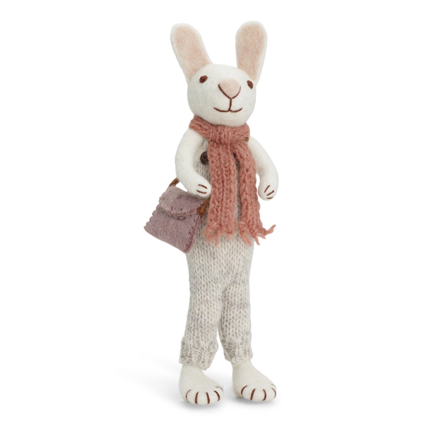 Bunny Big White rose scarf & pants