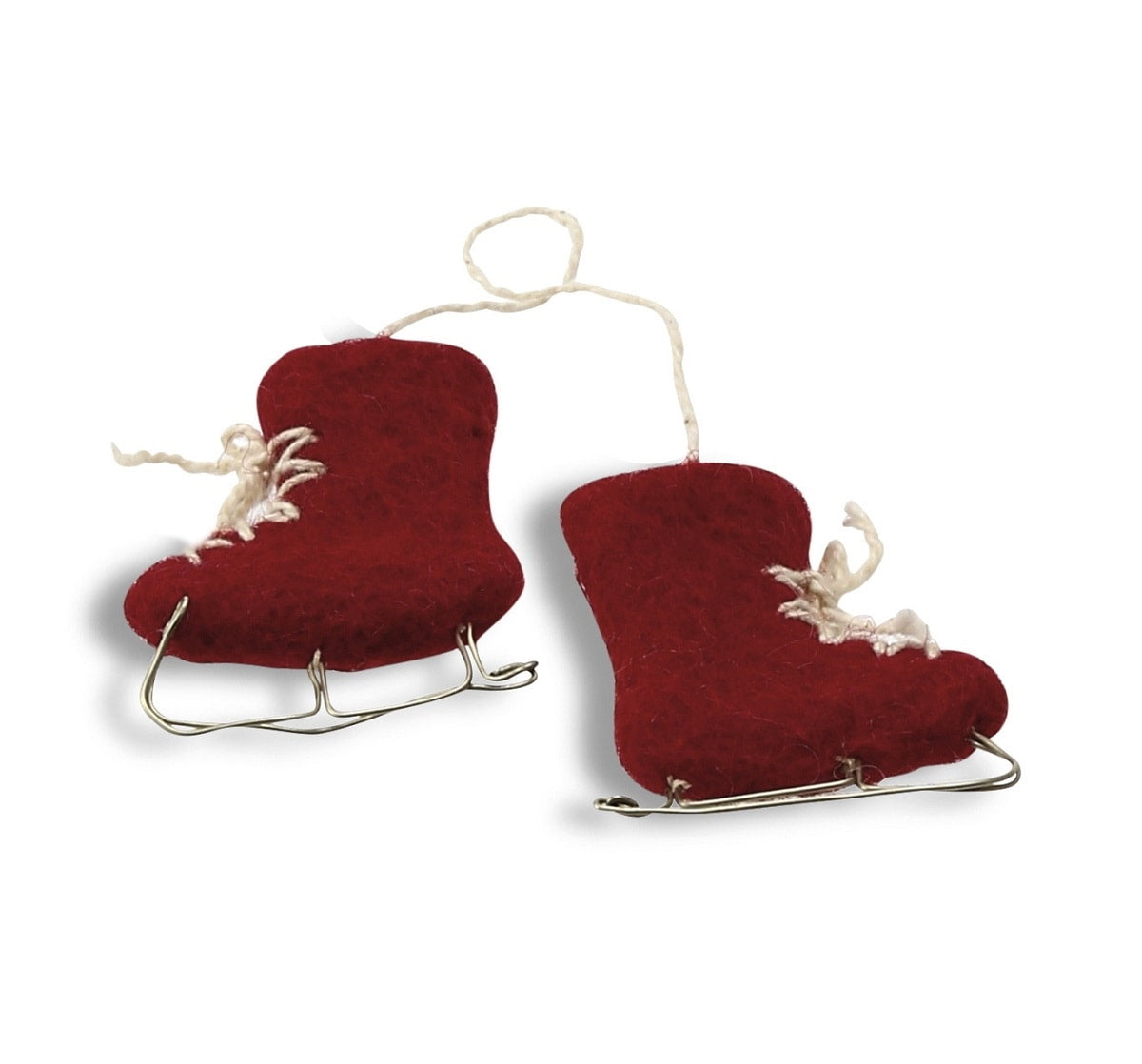 Ice Skates Decoration Red