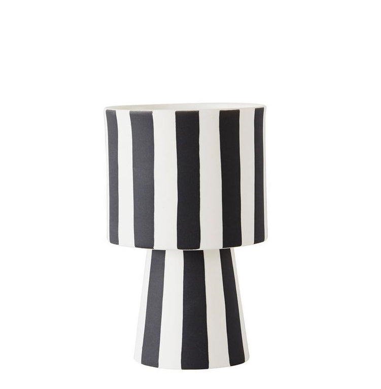 Toppu Pot Small black-white