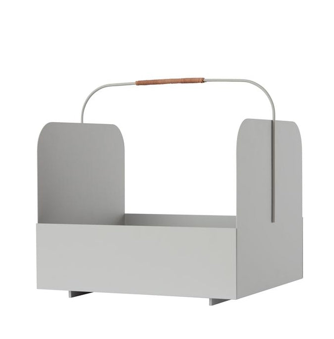 Maki Metal Storage Basket Grey