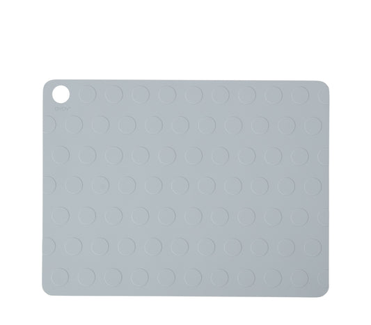 OYOY Dot Placemat Silicone 2pk Blue