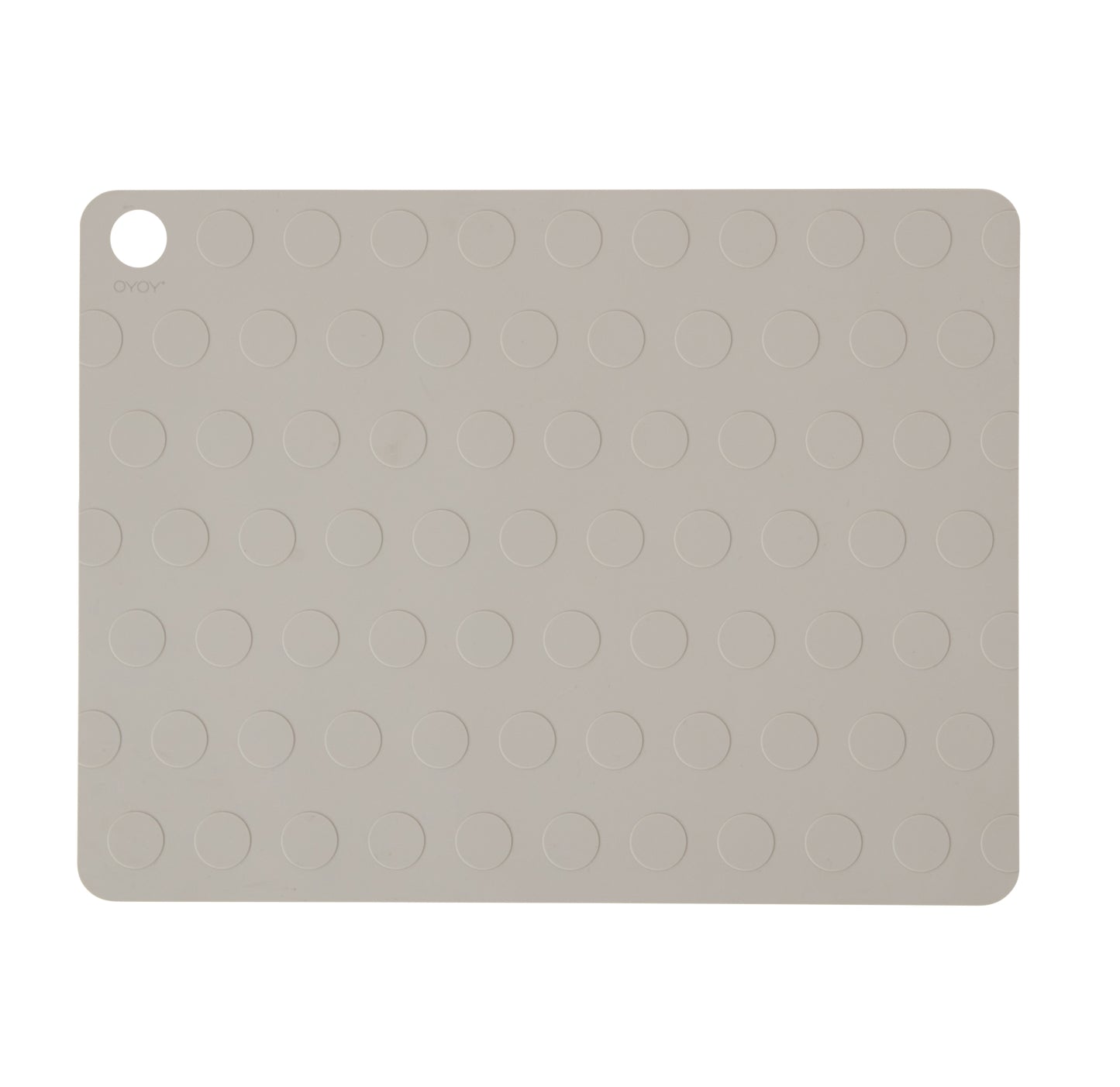 Dot Placemat Silicone 2pk Beige