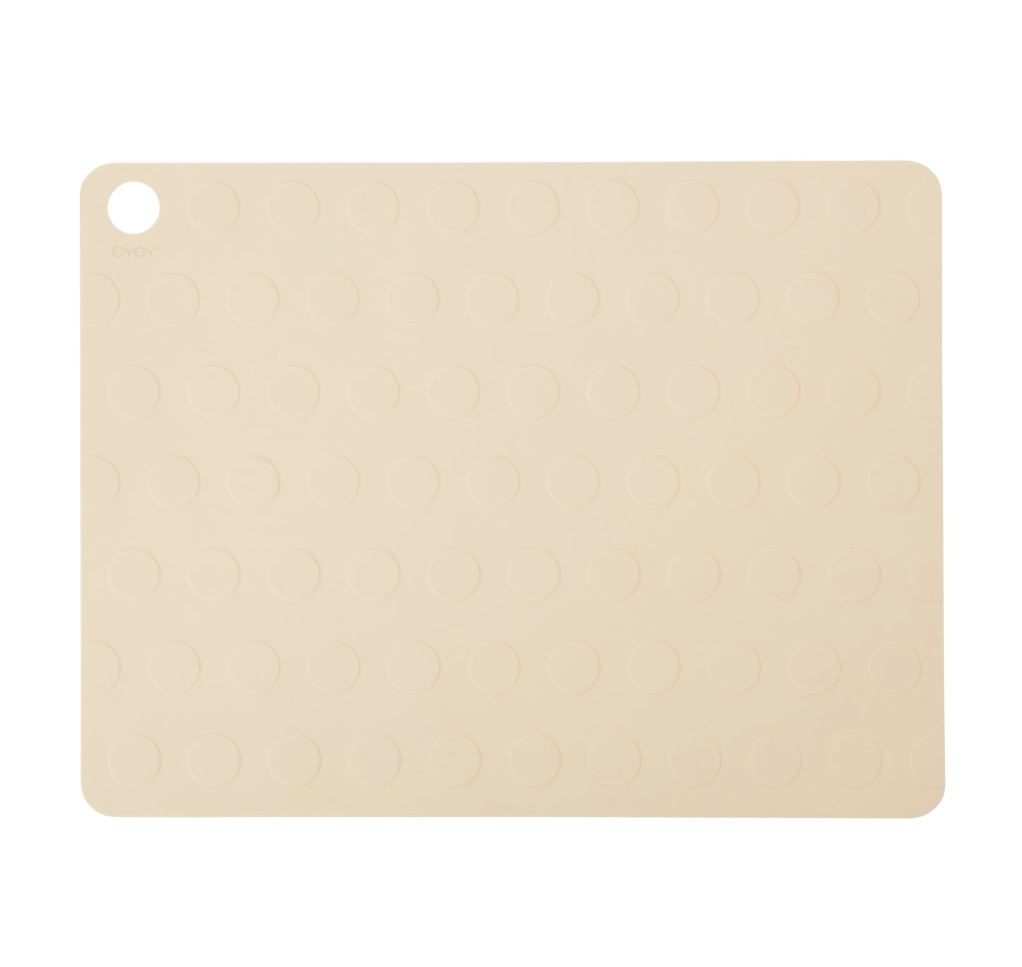 Dot Placemat Silicone 2pk White