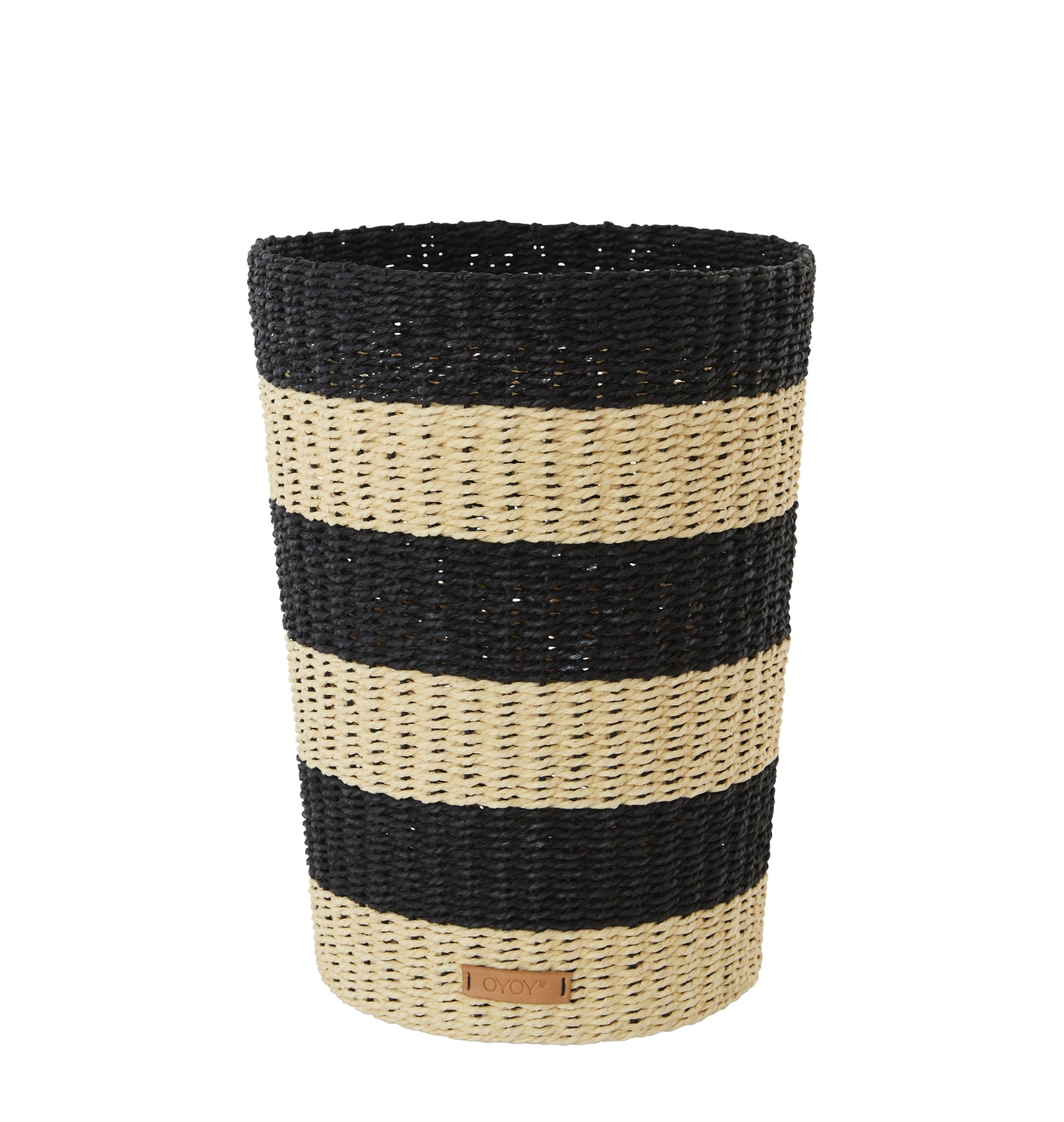 Gomi Wicker Paper Bin Black