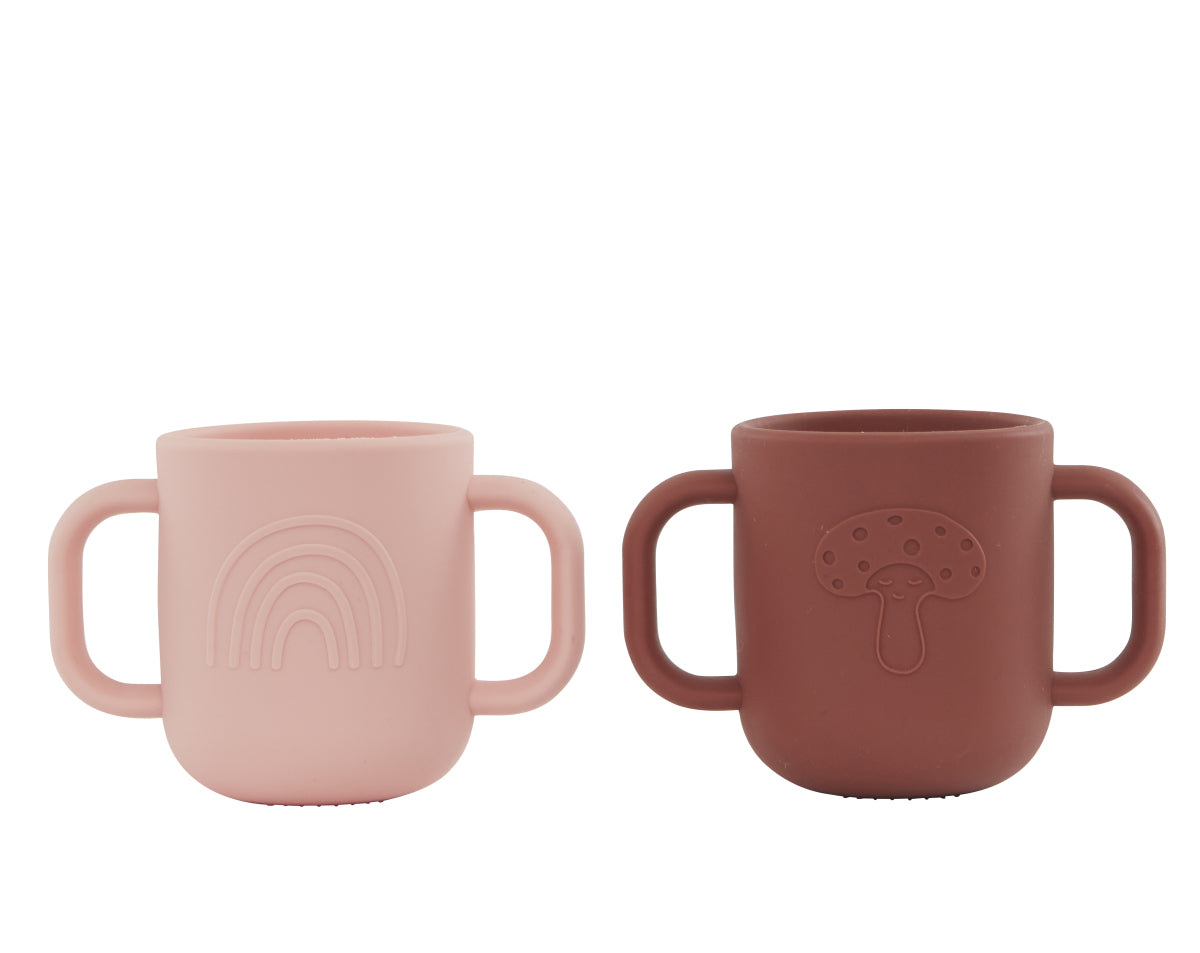 Kappu Cup 2pc coral-nutmeg