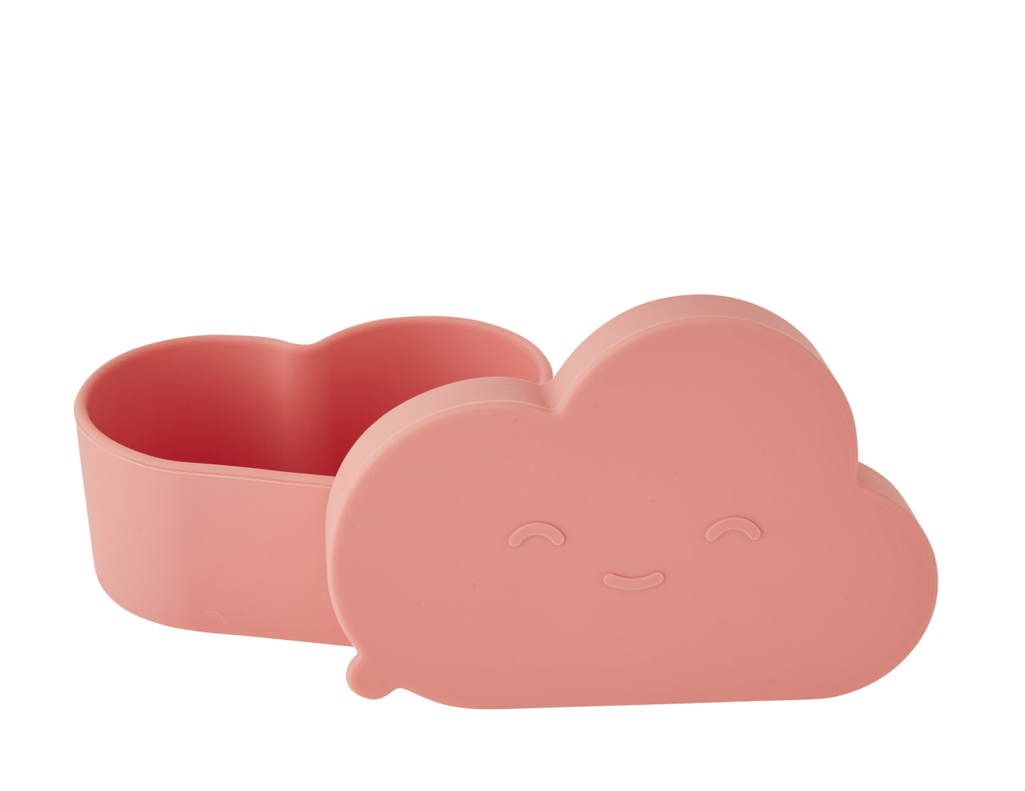 Cloud Silicone Kids Snack Bowl Pink