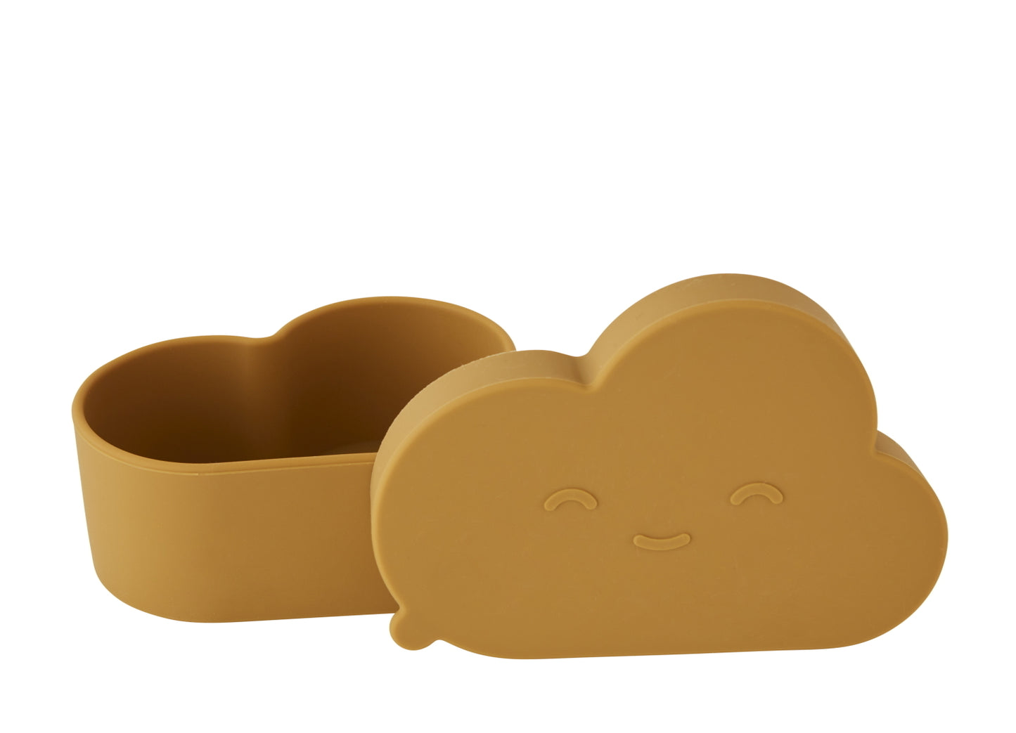 Cloud Silicone Kids Snack Bowl Brown