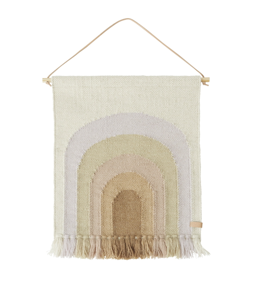 Rainbow Wool Wall Hanging Mini Purple