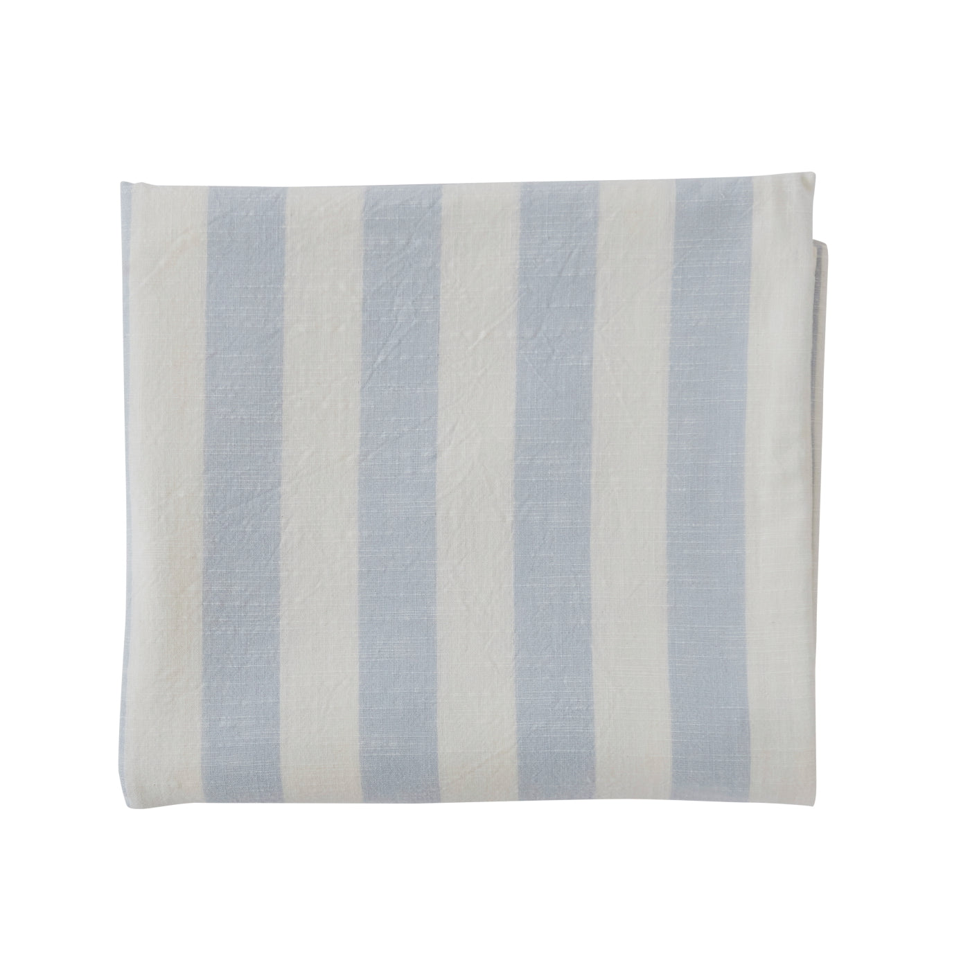 Striped Tablecloth 200x140 Ice Blue