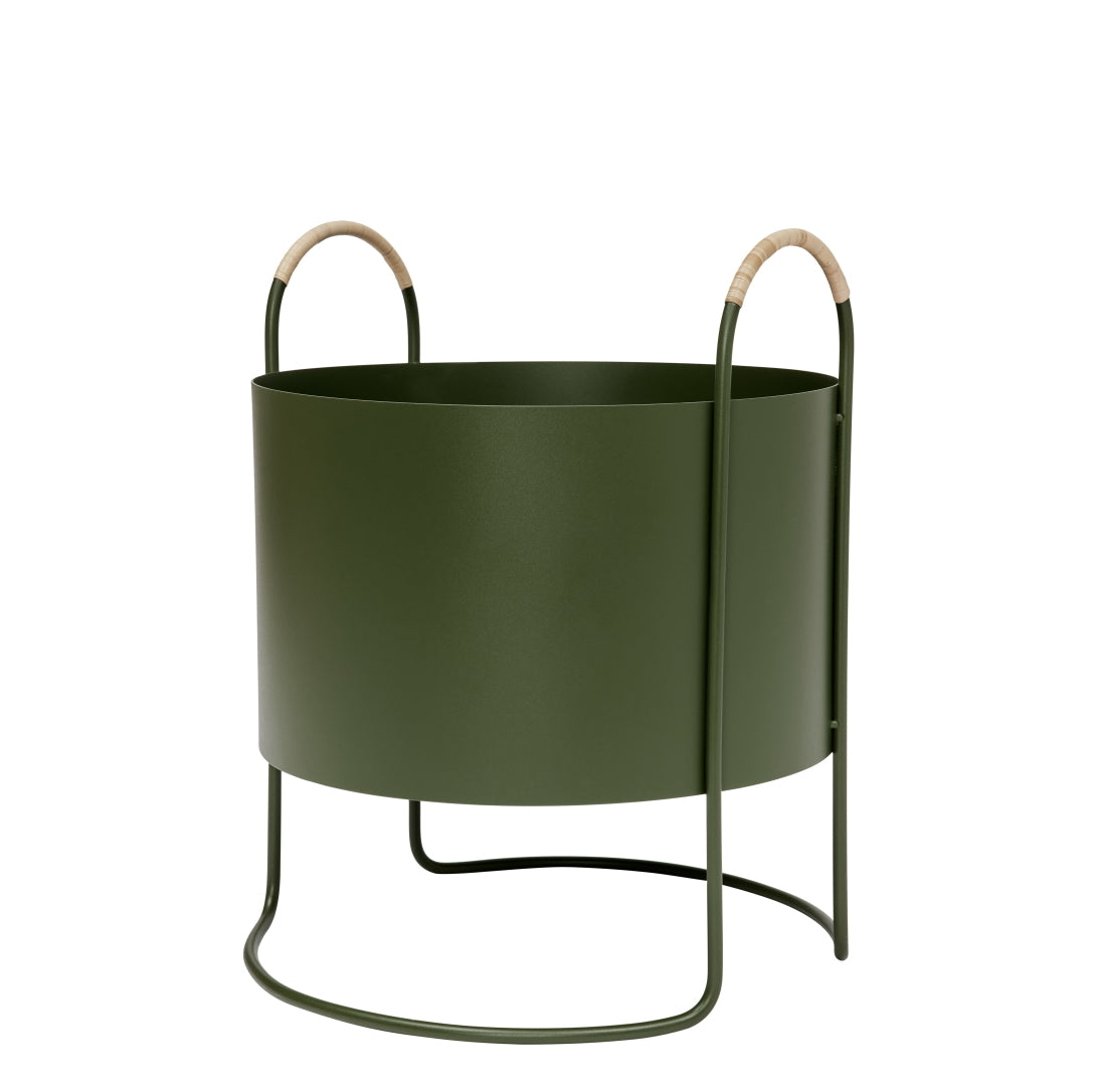 Maki Plant Box Low Olive