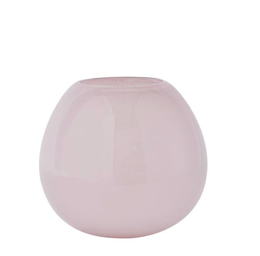 OYOY Lasi Glass Vase Round Pink