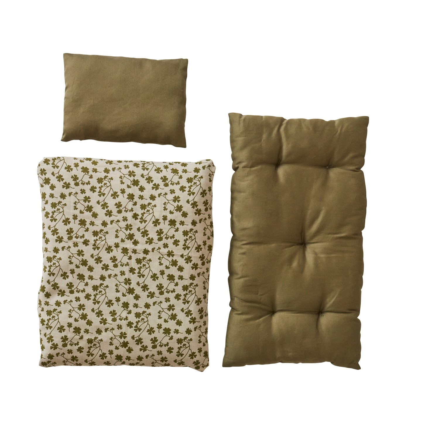 Retro Dolls Bedding Set Green