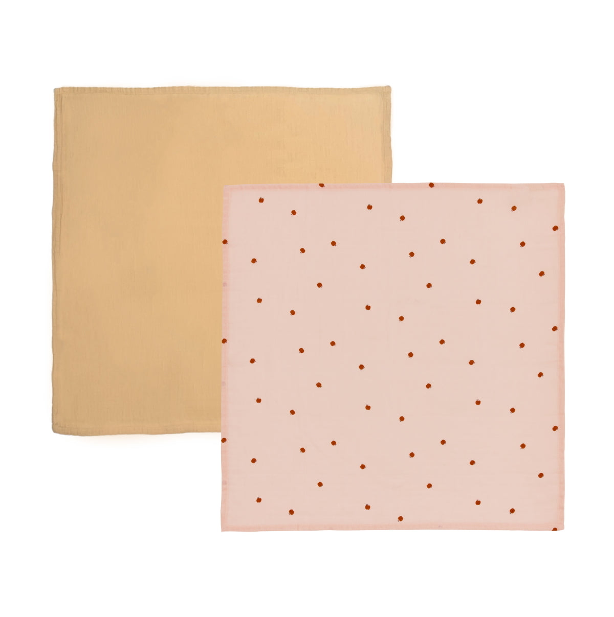 Yummy Muslin 2pcs rose-fudge