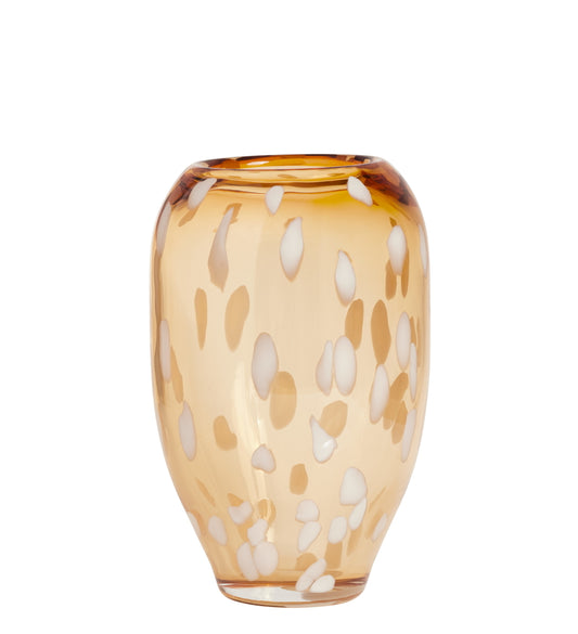 OYOY Jali Vase Medium Amber