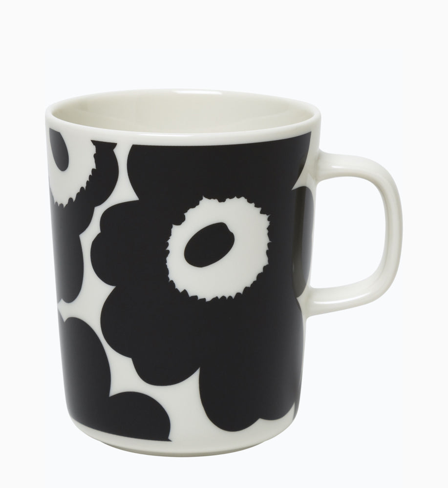 Unikko Mug 2.5dl white-black