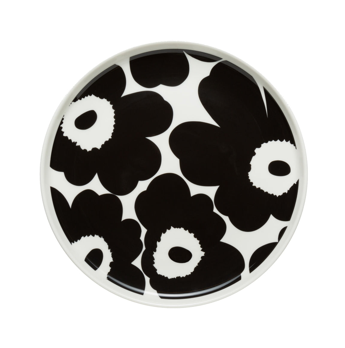 Unikko Plate black 20cm