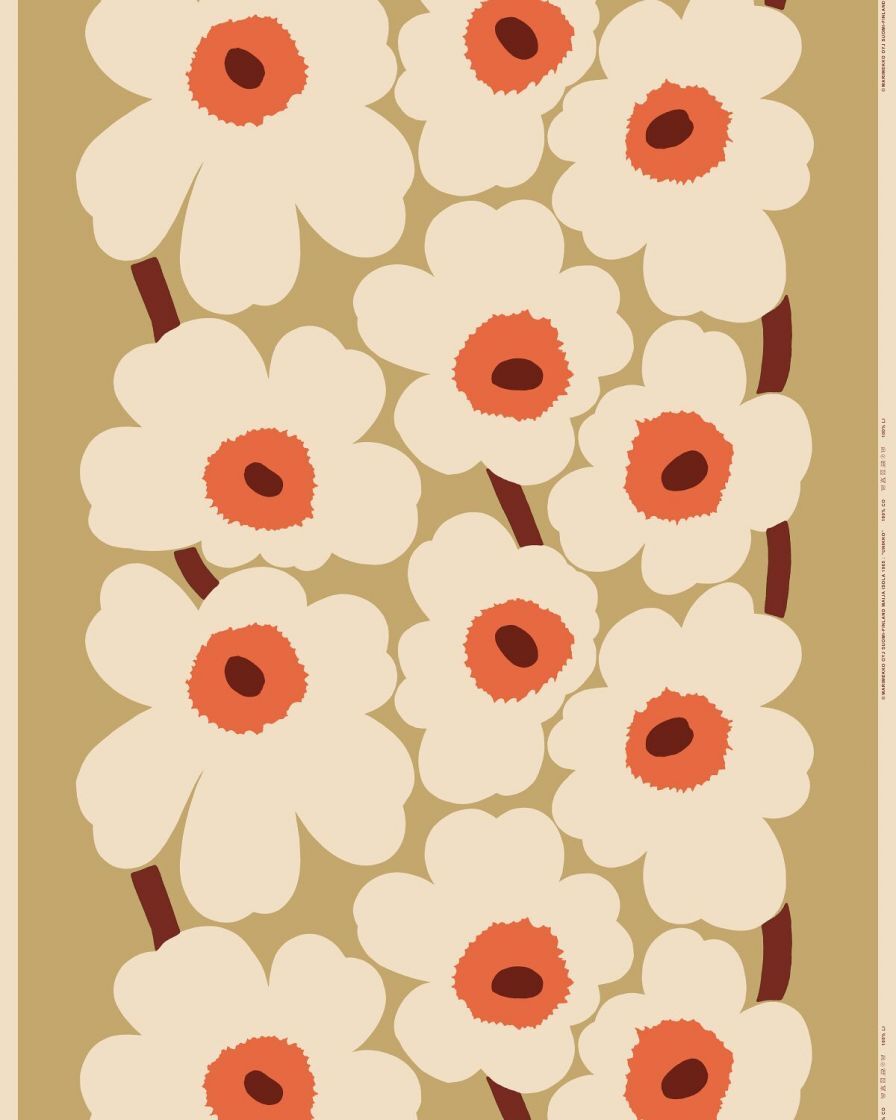 Unikko Hemp Fabric beige