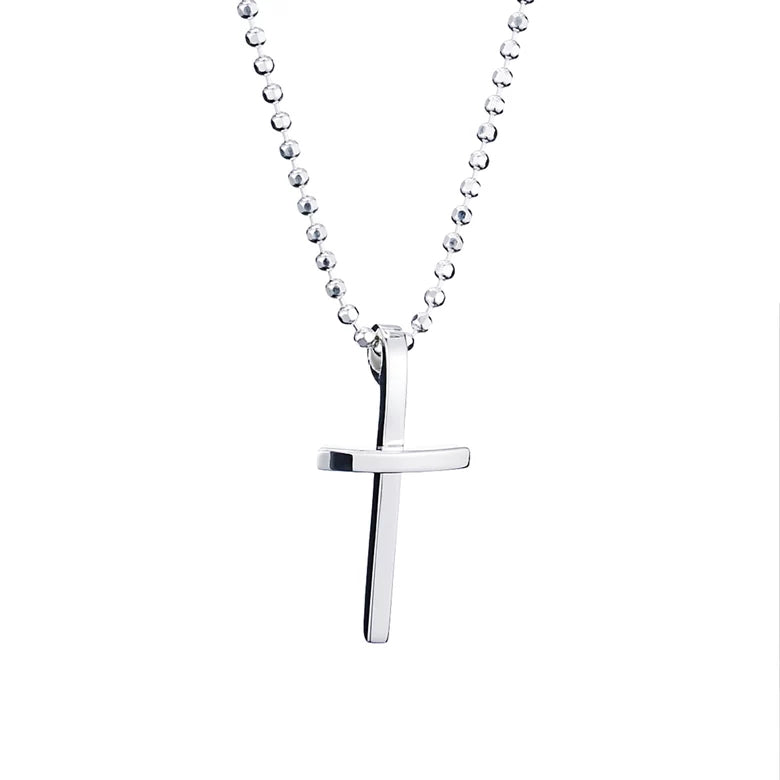 Long skinny outlet cross necklace