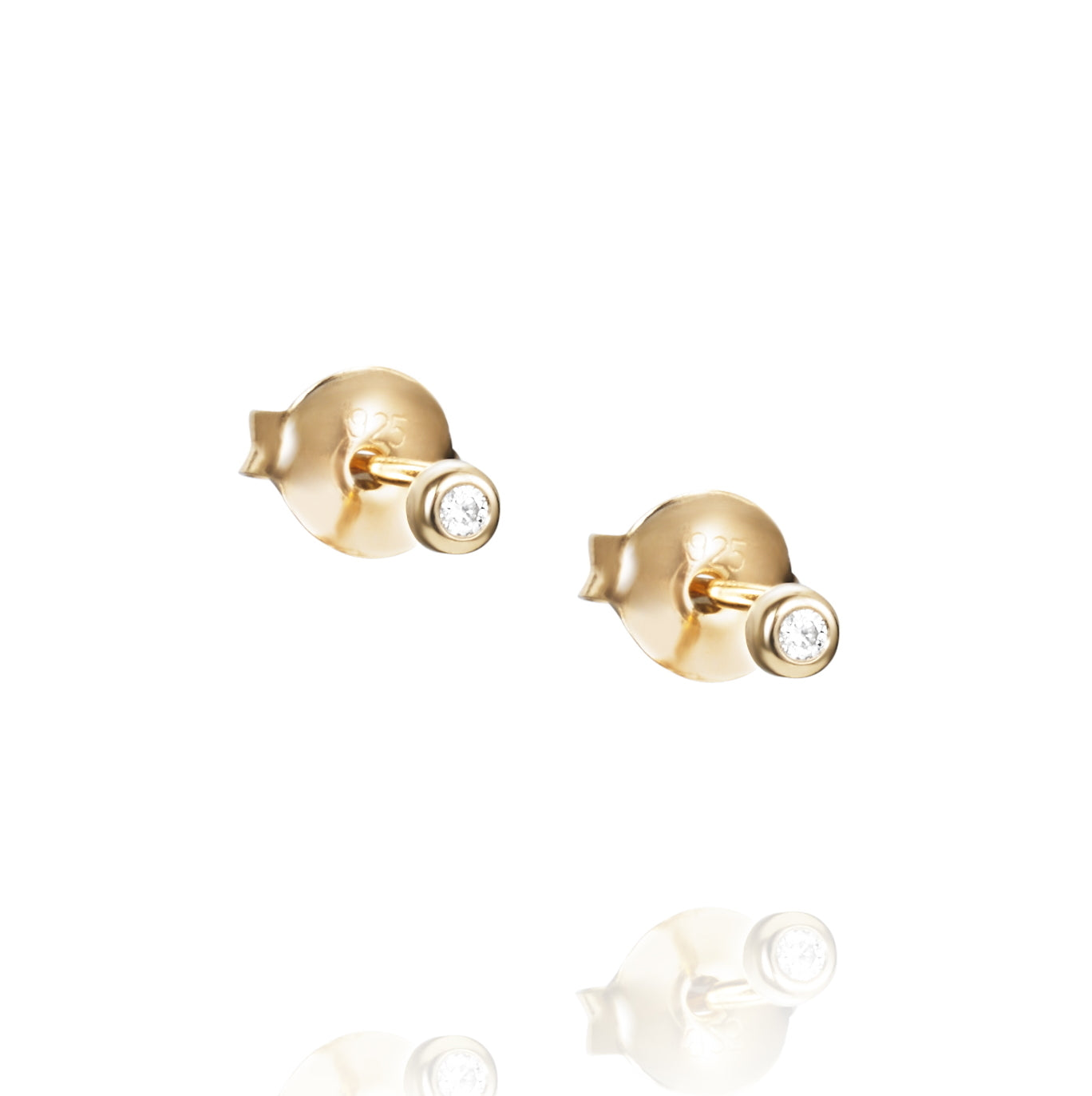 My First Diamond Studs Gold