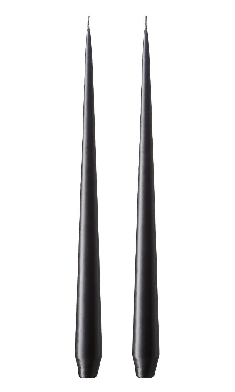 Taper Candles 32cm 8h black