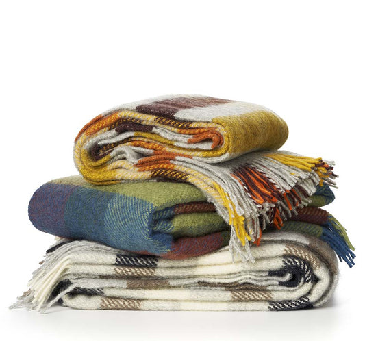 Gotland Wool Blanket Multi