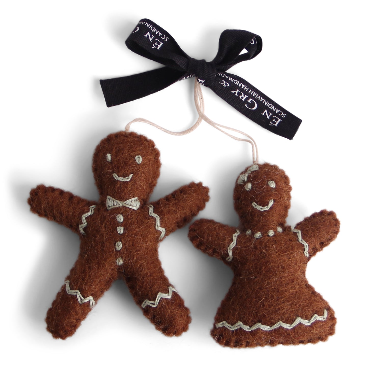 Gingerbread Man & Woman Decoration