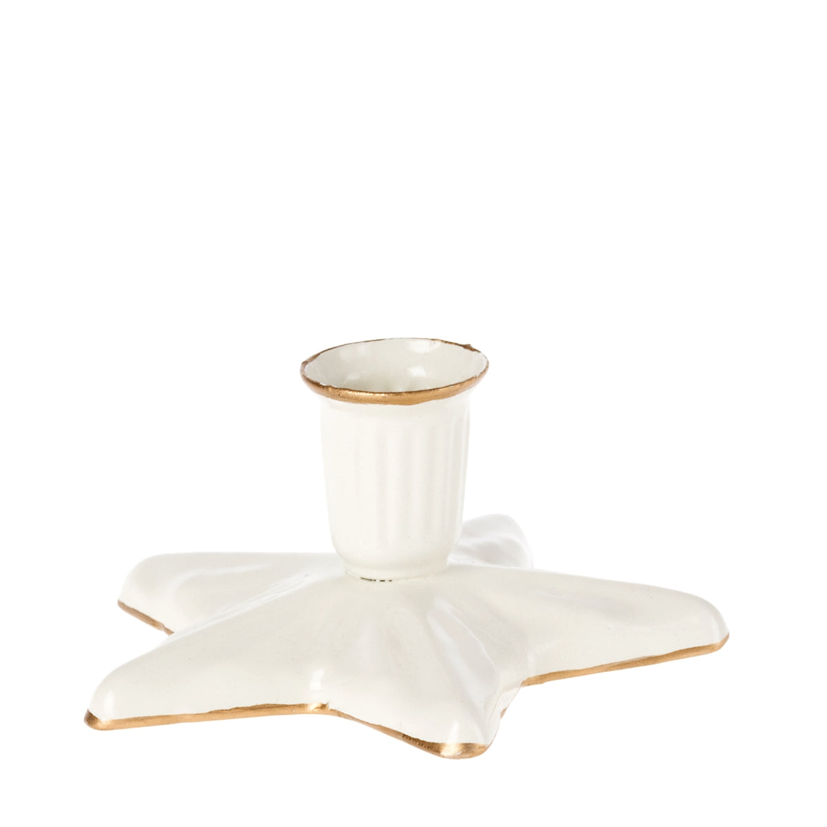 Maileg Star Candle Holder off-white