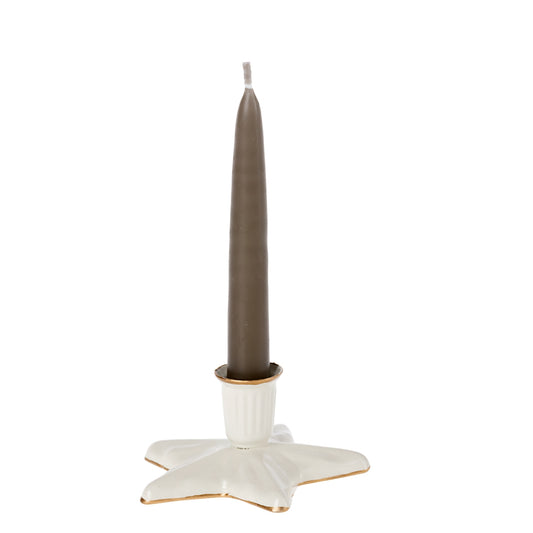 Maileg Star Candle Holder off-white