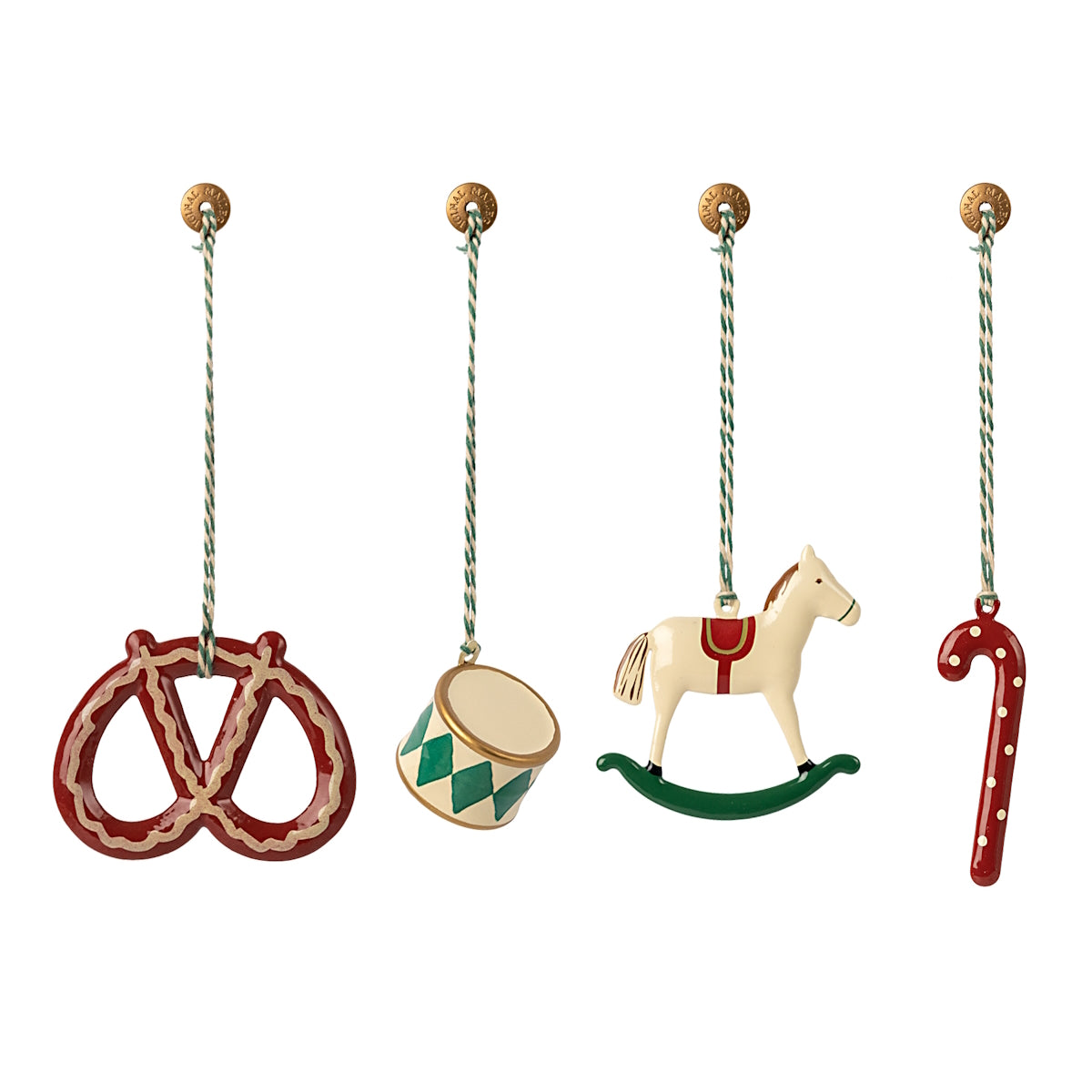 Maileg Metal Ornament Peters Christmas Set