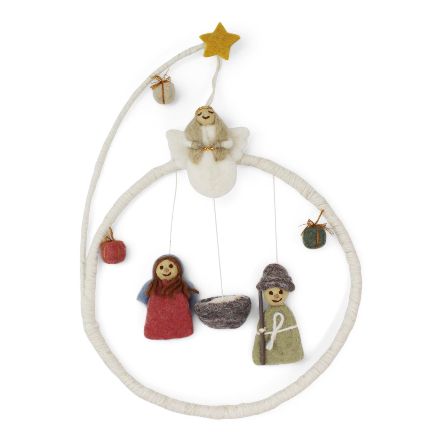 Nativity Felted Mobile