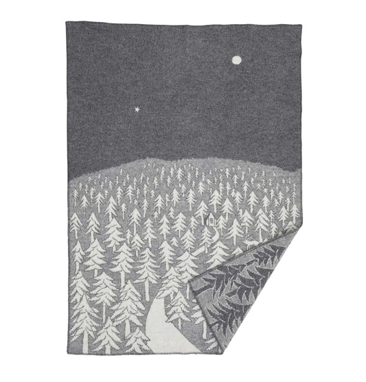 House in the Forest Wool Blanket