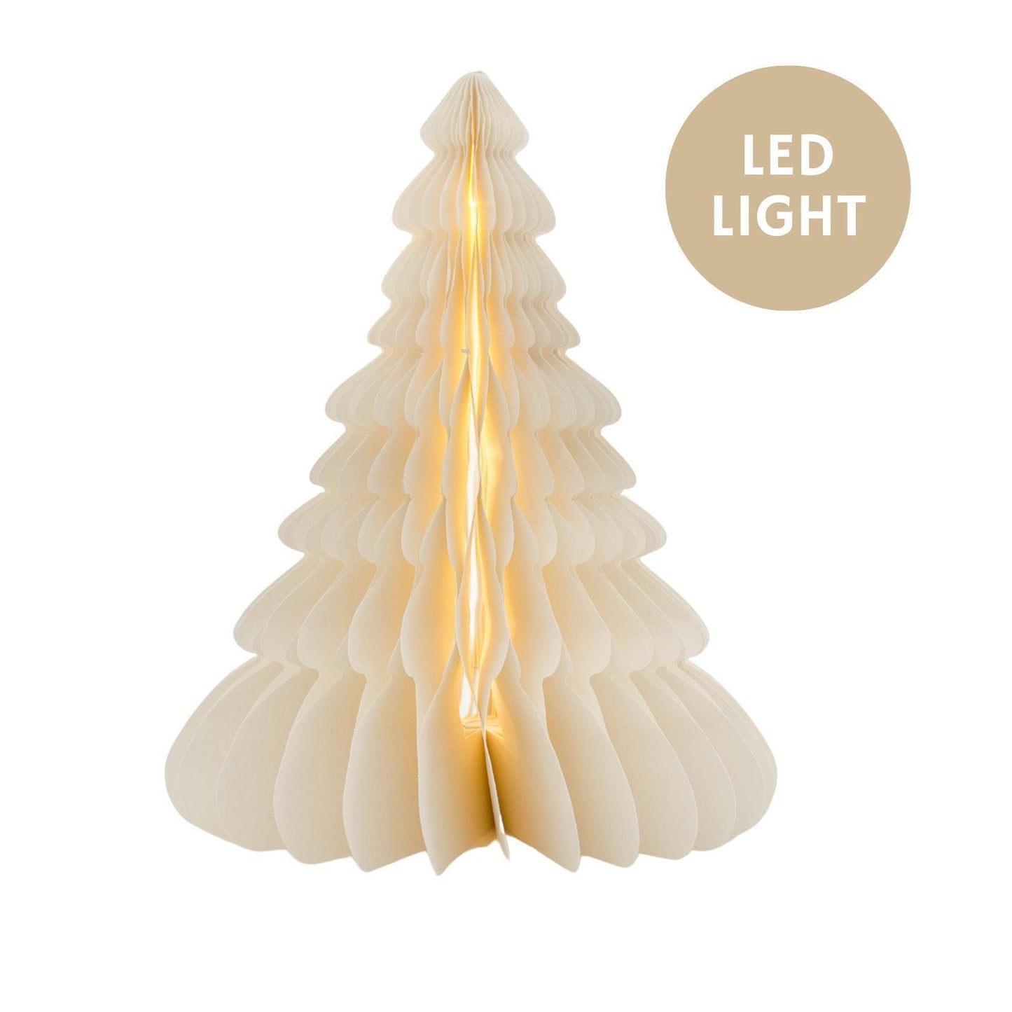Paper Christmas Tree LED light 36cm